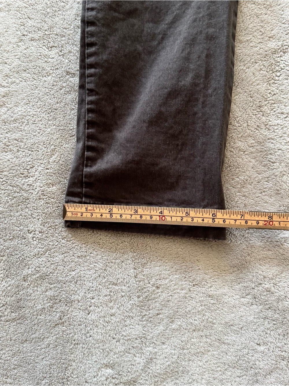 Banana Republic Fulton Skinny Chino Pants Gray 33x30 Stretch Slim Casual Mens - Picture 7 of 7